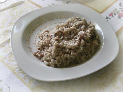 Risotto al RADICCHIO E SALSICCIA