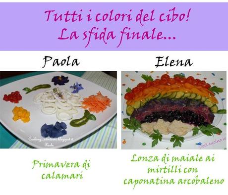 Tutti i colori del cibo! La sfida finale…