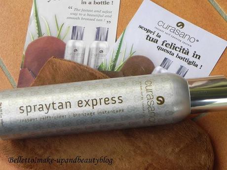 Curasano Spraytan Express...per una pelle naturalmente dorata tutto l'anno :)