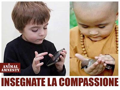 Insegnate la compassione, l'amore, l'empatia e il rispetto ai vostri bambini
