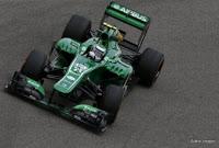 Heikki Kovalainen prova la Caterham a Magny Cours