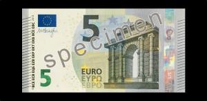 nuova banconota 5 euro