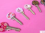 modi decorare chiavi Three ways keys decoration