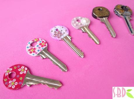 Tre modi per decorare le chiavi - Three ways for keys decoration