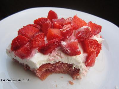 Dolci al cucchiaio: Tiramisù alle fragole