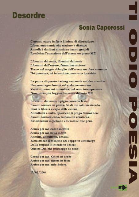 Sonia Caporossi, Desordre, tratta da Verde Rivista n. 10 Marzo 2013