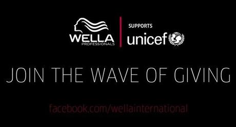 Wella una piega per L'UNICEF