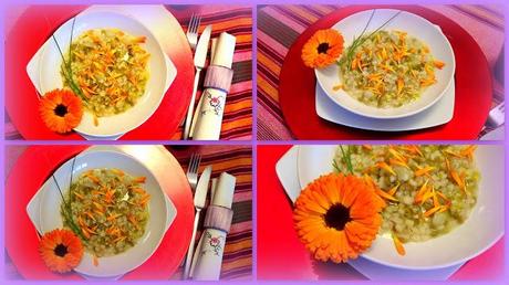 Menu Diana Krall (Primo Piatto) Orzotto al Fiore di Calendula