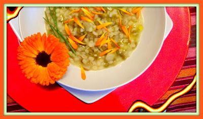 Menu Diana Krall (Primo Piatto) Orzotto al Fiore di Calendula