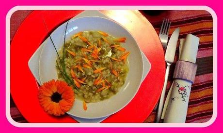 Menu Diana Krall (Primo Piatto) Orzotto al Fiore di Calendula