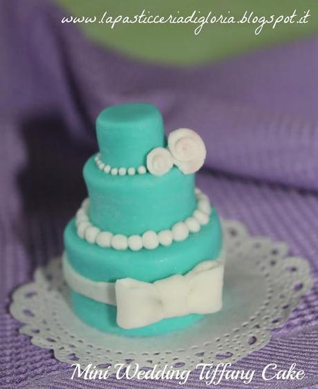 Mini Wedding Cake in pasta di zucchero