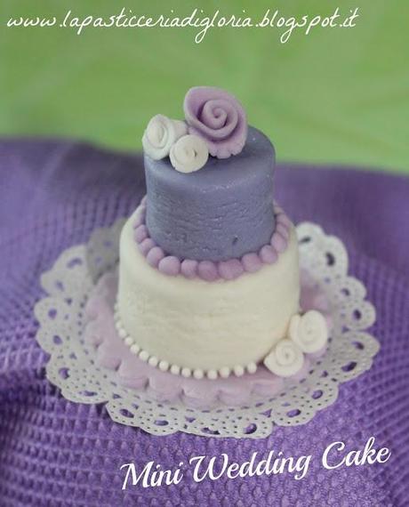 Mini Wedding Cake in pasta di zucchero