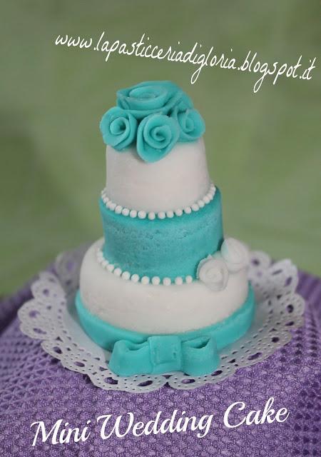 Mini Wedding Cake in pasta di zucchero