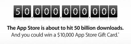 App Store festeggerà i 50 miliardi di download
