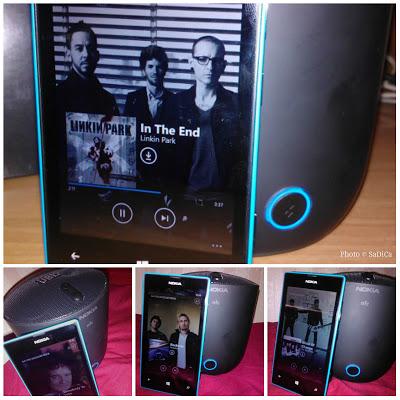 Musica con Nokia Lumia 520 e Play Up by JBL