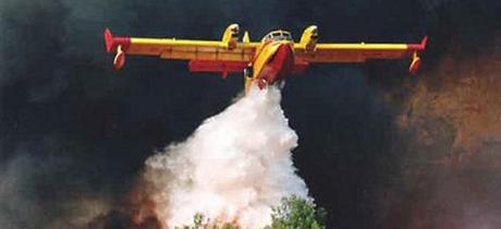 Incendio a Pantelleria, due Canadair per domarlo
