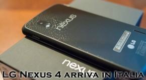 Nexus 4 arriva in Italia - Logo