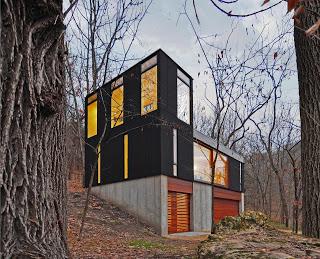 La casa della settimana: Stacked Cabin