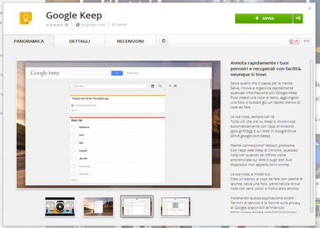 Chrome Web Store - Google Keep