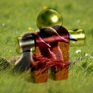 Come diventare un mago di GIMP: ventuno modalità di livello chiamate anche «modalità di sfumatura». Esempio per la modalità di livello Fusione grana