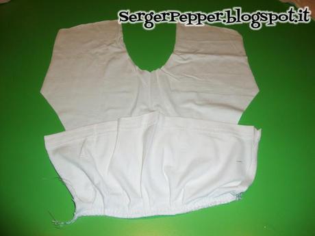 SergerPepper.blogspot.it - Black and White Challenge - Minidress tutorial