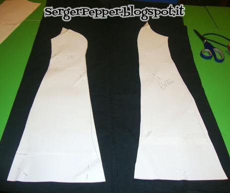 SergerPepper.blogspot.it - Black and White Challenge - Minidress tutorial