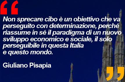 GIULIANO PISAPIA Expo 2015 - Carta Spreco Zero delle città europee