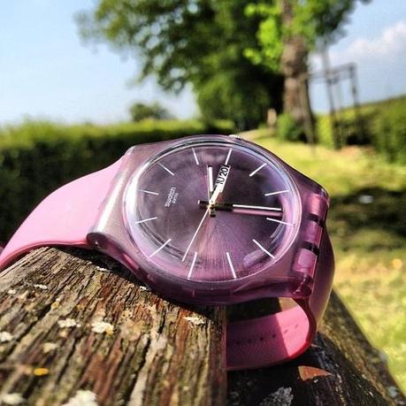 swatch and flowers