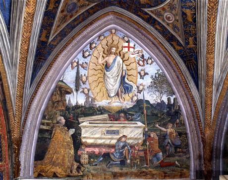 Nativi americani in un quadro del Pinturicchio