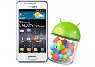 Samsung Galaxy S Advance: arriva Android 4.1.2 Jelly Bean