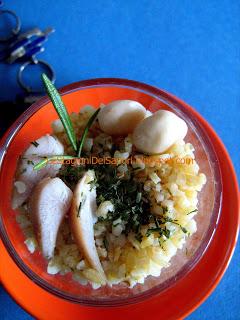 POLLO AL MARSALA CON PILAF DI BULGUR AROMATICO