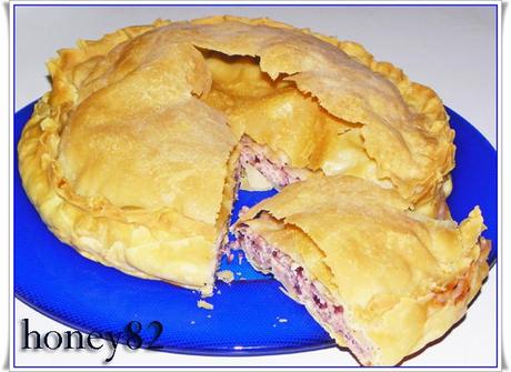 TORTA CROCCANTE CON ROBIOLA E RADICCHIO