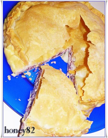 TORTA CROCCANTE CON ROBIOLA E RADICCHIO