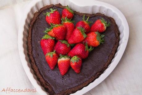 Crostata cioccolato e fragole !