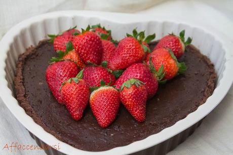 Crostata cioccolato e fragole !