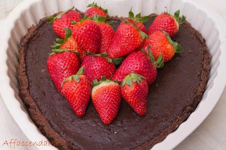 Crostata cioccolato e fragole !