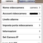 Impostazioni iBaby Monitor