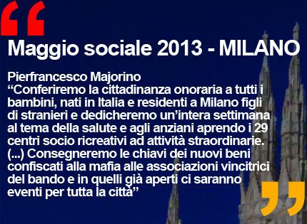 MAGGIO SOCIALE 2013 MILANO