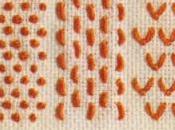 punti ricamo: fondo separati