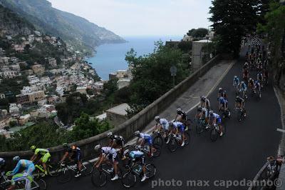 GIRO d'Italia  2013:  I girini a POSITANO