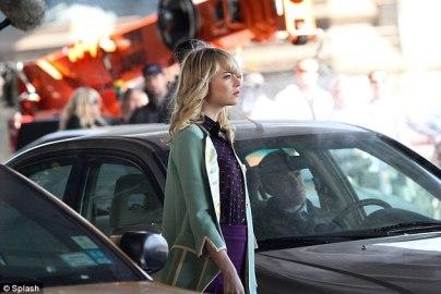 The Amazing Spider-Man 2: Gwen Stacy sul set