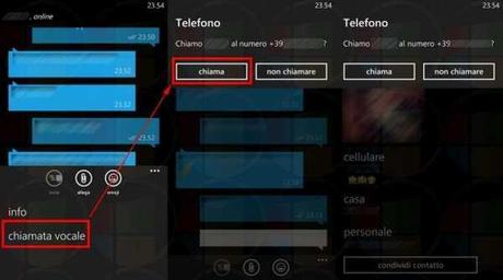 WhatsApp per Nokia Lumia con chiamata vocale