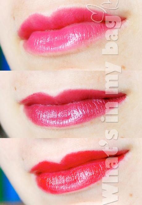 A close up on make up n°155: Clarins, Rouge Eclat n°04, n°06, n°11