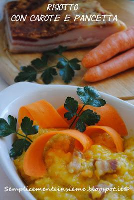 Risotto con carote