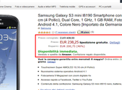 Offerta speciale Samsung Galaxy mini I8190 promozione Amazon Italia euro!