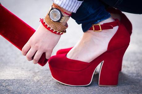 Red shoes