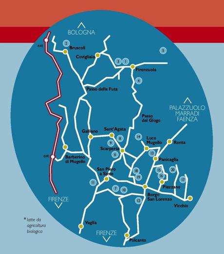 mappa delle stalle