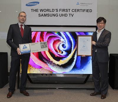 La qualità superiore dell’immagine del Samsung Ultra HD TV S9  riconosciuta dalle autorità del settore