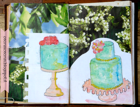  torte art journal nuove pagine torte 