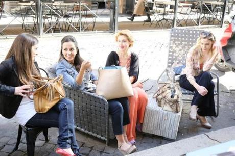 Con Cinzia Colella, Annalisa e Carmia De Ninnis (FOTO DI MAURO ROSATELLI)